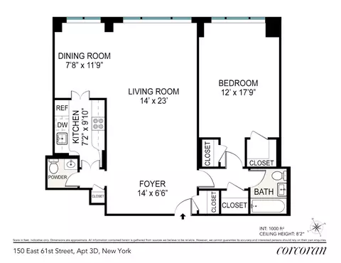 150 E 61st St #3D, New York, NY 10065