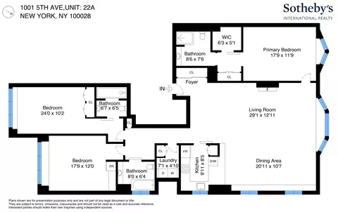 1001 5th Ave #22A, New York, NY 10028