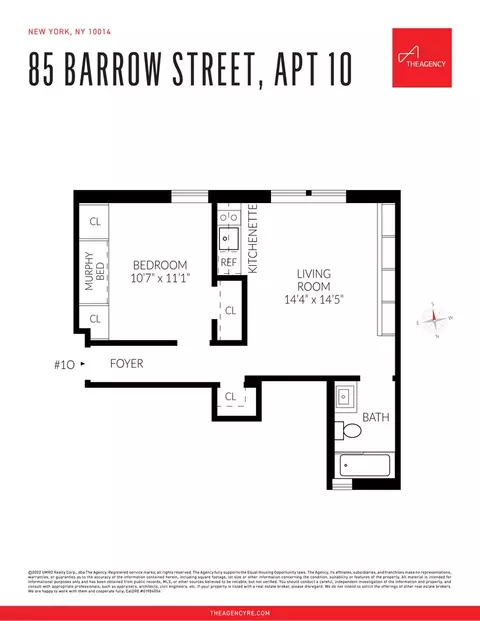 85 Barrow St #1O, New York, NY 10014