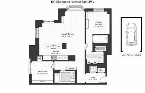 100 Claremont Ave #29A, New York, NY 10027