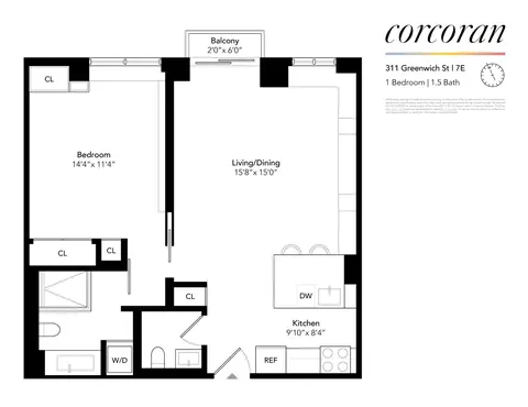 311 Greenwich St #7E, New York, NY 10013