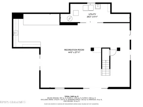 Floorplan - 1425 Keyes Ave, Schenectady, NY 12309 photo 1 of 4