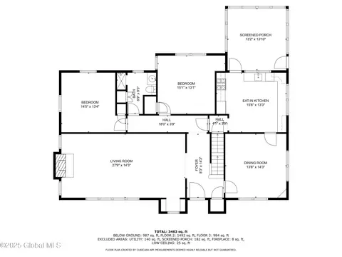 Floorplan - 1425 Keyes Ave, Schenectady, NY 12309 photo 2 of 4