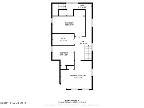 Floorplan - 701 Vale Pl, Schenectady, NY 12308 photo 5 of 6