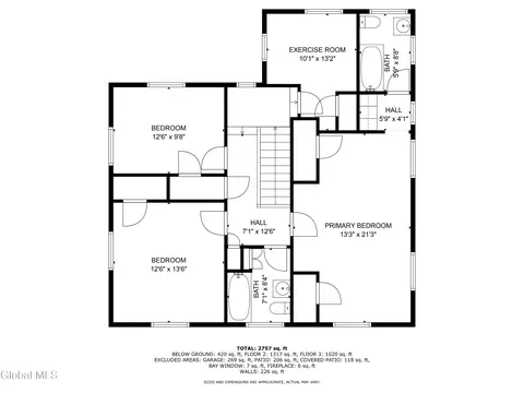 Floorplan - 1726 Wendell Ave, Schenectady, NY 12308 photo 3 of 4