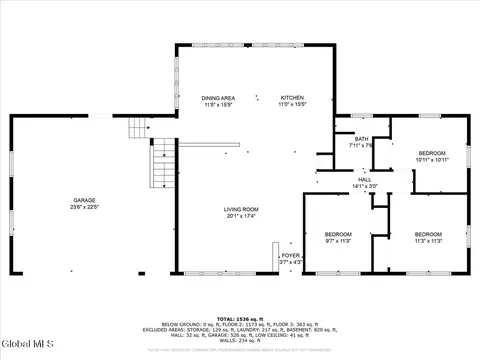 Floorplan - 306 Closson Rd, Schenectady, NY 12302 photo 4 of 7
