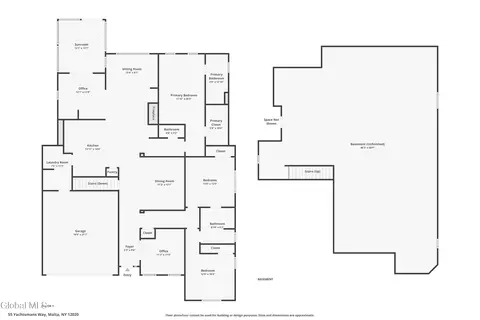 Floorplan - 105 3rd St, Saratoga Springs, NY 12866 photo 1 of 2