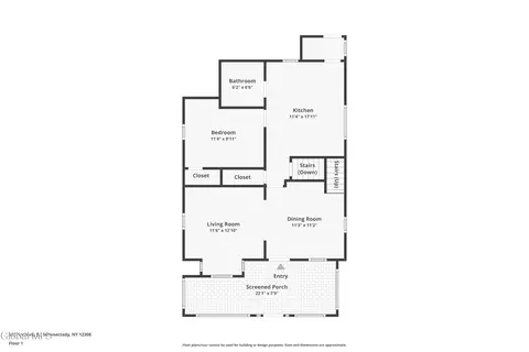 Floorplan - 435 Anthony St, Schenectady, NY 12308 photo 1 of 3