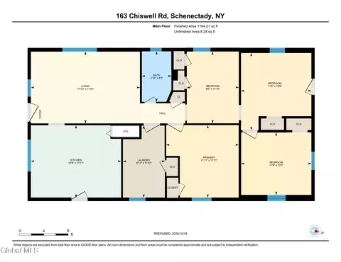 Floorplan - 163 Chiswell Rd, Schenectady, NY 12304 photo 1 of 1