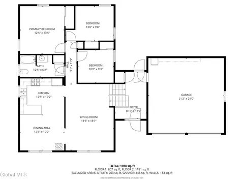 Floorplan - 15 Pinehollow Dr, Ballston Spa, NY 12020 photo 2 of 3