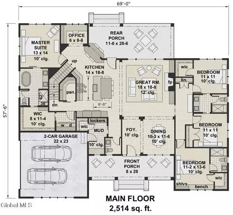 Floorplan - 2 Torrin Ln, Schenectady, NY 12303 photo 1 of 2