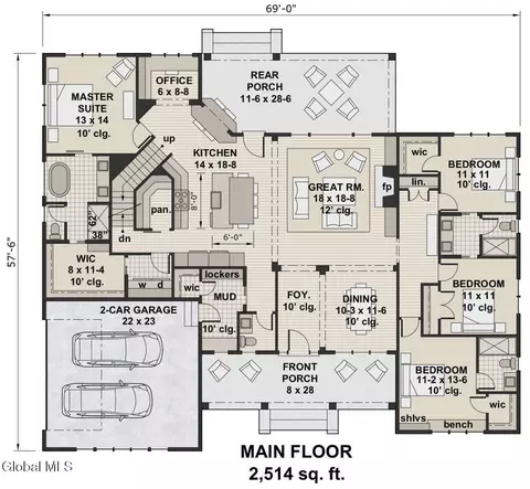 Floorplan - 2 Torrin Ln, Schenectady, NY 12303 photo 2 of 2
