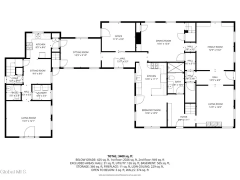 Floorplan - 1306 Union St, Schenectady, NY 12308 photo 2 of 4