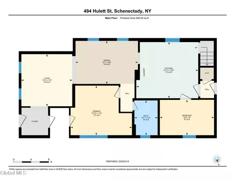 Floorplan - 494 Hulett St, Schenectady, NY 12307 photo 1 of 2