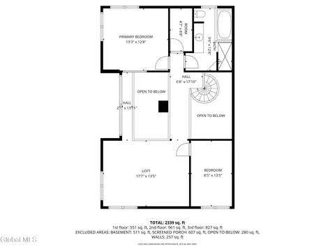 Floorplan - 341 Schoonmaker Rd, Delanson, NY 12053 photo 3 of 4
