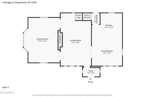 Floorplan - 18 Bridge St, Slingerlands, NY 12159 photo 1 of 2