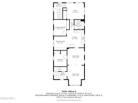 Floorplan - 246 E Campbell Rd, Schenectady, NY 12303 photo 2 of 4