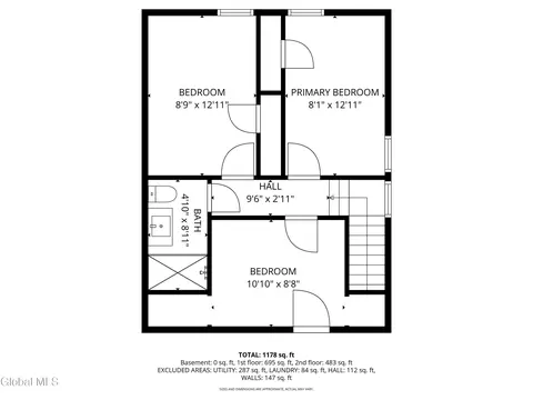 Floorplan - 837 Harrison Ave, Schenectady, NY 12306 photo 2 of 4