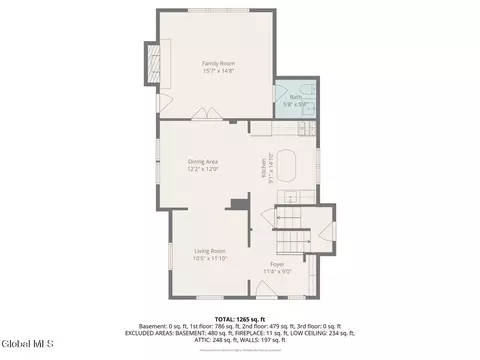Floorplan - 1075 Keyes Ave, Schenectady, NY 12309 photo 1 of 4