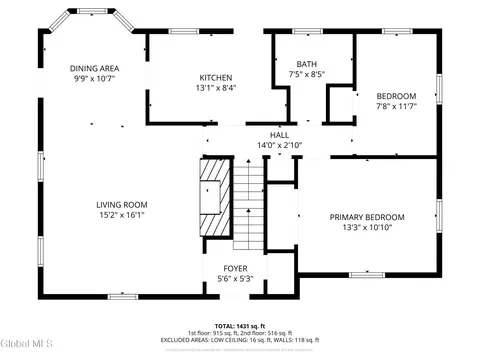 Floorplan - 57 Spring Rd, Schenectady, NY 12302 photo 1 of 3