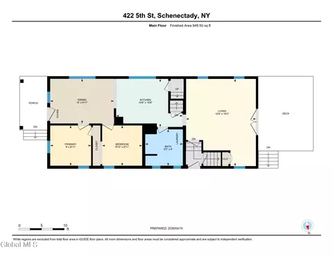 Floorplan - 422 Fifth St, Schenectady, NY 12306 photo 1 of 2