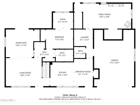 Floorplan - 1120 Outer Dr, Schenectady, NY 12303 photo 1 of 3