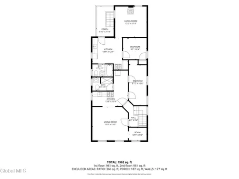Floorplan - 134 Front St, Schenectady, NY 12305 photo 3 of 6