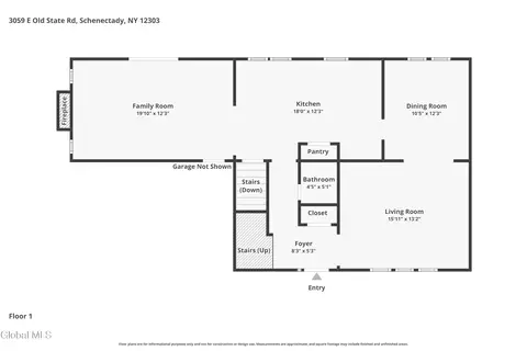Floorplan - 3059 E Old State Rd, Schenectady, NY 12303 photo 1 of 2