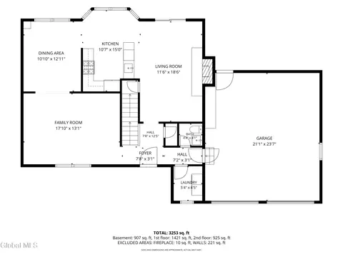 Floorplan - 4 Carlyle Ct, Ballston Lake, NY 12019 photo 2 of 8