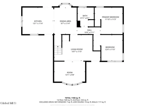 Floorplan - 429 Delaware Ave, Schenectady, NY 12306 photo 1 of 2