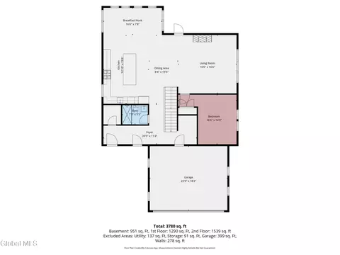 Floorplan - 11 S Eagle Rdg, Diamond Point, NY 12824 photo 1 of 3