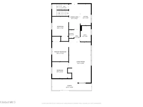 Floorplan - 1207 Cullen Ave, Schenectady, NY 12309 photo 1 of 3