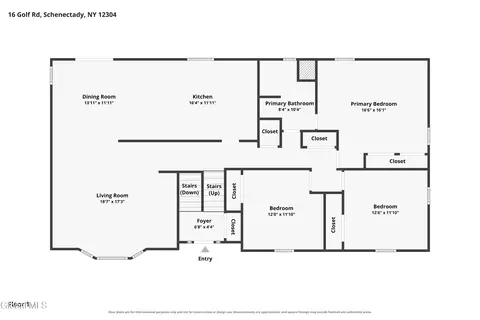 Floorplan - 16 Golf Rd, Schenectady, NY 12304 photo 1 of 4