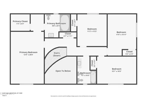 Floorplan - 1046 Ridge Rd, Glenville, NY 12302 photo 2 of 3