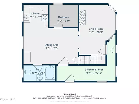 Floorplan - 27 Steuben St, Schenectady, NY 12307 photo 2 of 4