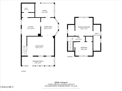 Floorplan - 1123 Garner Ave, Schenectady, NY 12309 photo 12 of 12