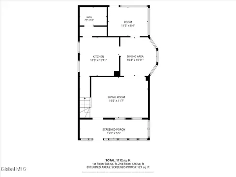 Floorplan - 1123 Garner Ave, Schenectady, NY 12309 photo 11 of 12
