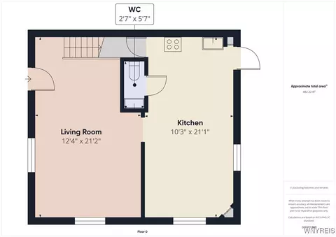 Floorplan - 129 S 13th St, Olean, NY 14760 photo 1 of 3