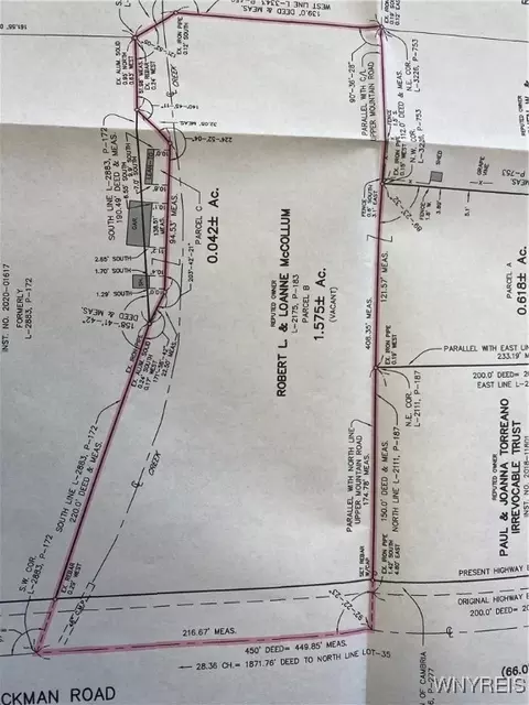 Vl Blackman Road, Cambria, NY 14094