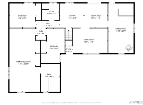 Floorplan - 10801 Crump Rd, Holland, NY 14080 photo 2 of 3