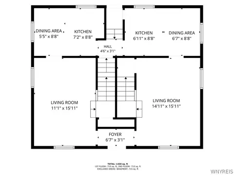 Floorplan - 152 Pullman Ave, Tonawanda, NY 14217 photo 2 of 4