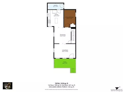 Floorplan - 413 4th Ave, Olean, NY 14760 photo 3 of 3