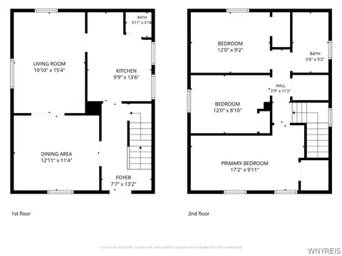 Floorplan - 33 Glor St, Buffalo, NY 14207 photo 3 of 3
