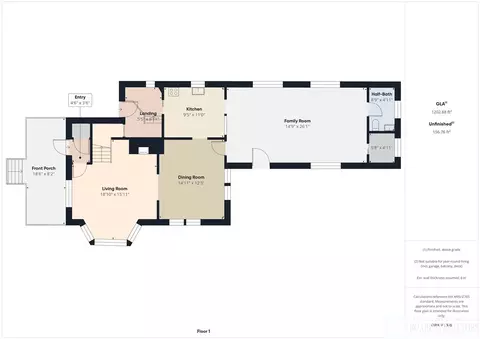 Floorplan - 104 Garfield Ct, Olean, NY 14760 photo 1 of 4