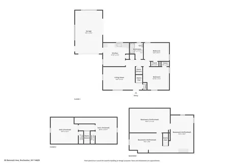 Floorplan - 50 Bennett Ave, Irondequoit, NY 14609 photo 3 of 4