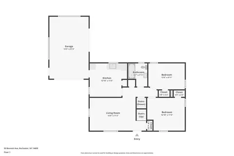 Floorplan - 50 Bennett Ave, Irondequoit, NY 14609 photo 1 of 4