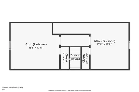 Floorplan - 50 Bennett Ave, Irondequoit, NY 14609 photo 2 of 4