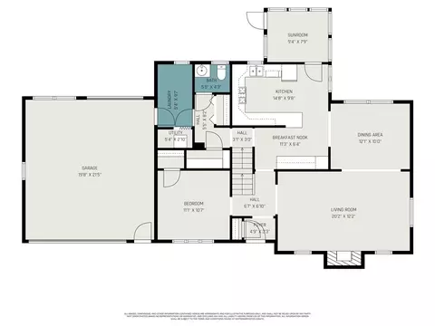 Floorplan - 383 Wimbledon Rd, Irondequoit, NY 14617 photo 1 of 3