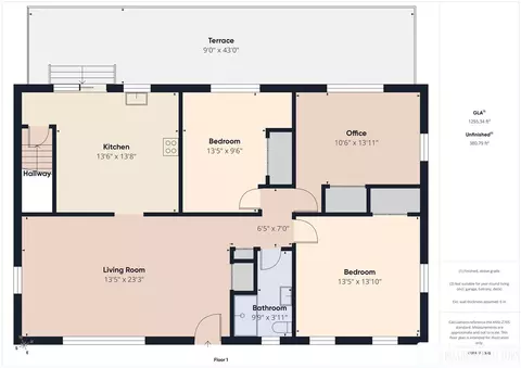 Floorplan - 401 Cherry St, Olean, NY 14760 photo 1 of 3