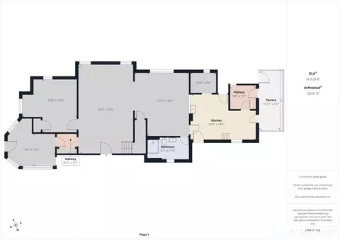 Floorplan - 330 Laurel Ave, Olean, NY 14760 photo 1 of 2